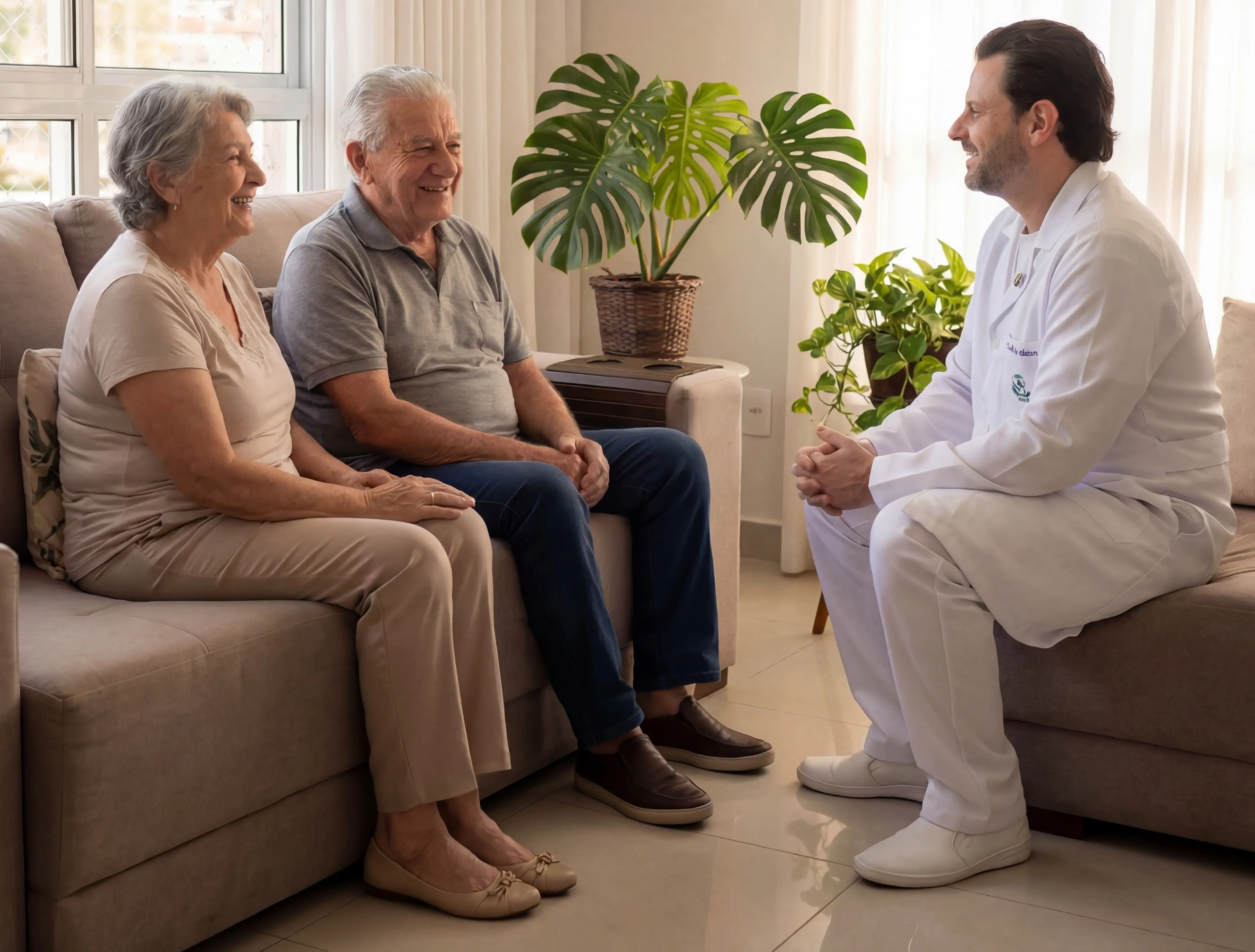 Equipe GRANDCARE prestando cuidado humanizado